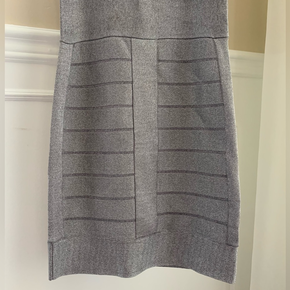 French connection size 2 metallic mini dress - Picture 9 of 16